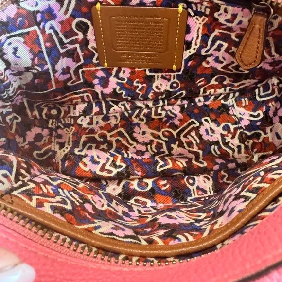 EUC Coach x Keith Haring Heart ❤️ Camera Bag - Picture 4 of 6